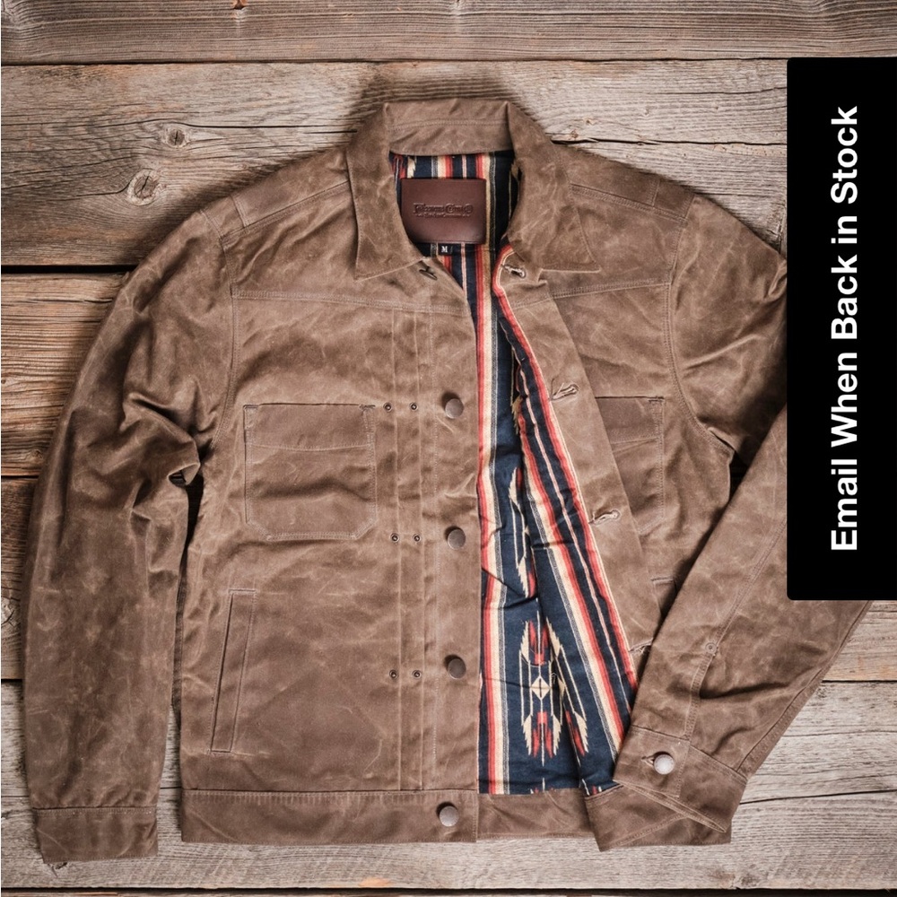 Freenote Cloth riders jacket waxed canvas oak - Picture 9 of 9